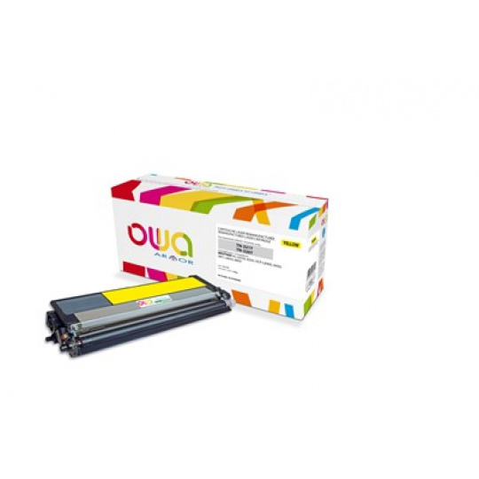 OWA Armor toner pre BROTHER HL L8250, 8350, DCP L8400, 8450, MFC L8650, 8850, 3500 strán, TN326Y, žltá/žltá (TN-326Y)