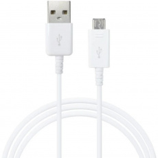 Dátový kábel Samsung EP-DG925UWE, micro USB, biely (voľne ložený) Dátový kábel Samsung EP-DG925UWE, micro USB, biely (voľne ložený)
