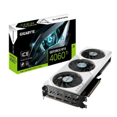 GIGABYTE VGA NVIDIA GeForce RTX 4060 Ti EAGLE ICE OC 8G, RTX 4060 Ti, 8G GDDR6, 2xDP, 1xHDMI GIGABYTE VGA NVIDIA GeForce RTX 4060 Ti EAGLE ICE OC 8G, RTX 4060 Ti, 8G GDDR6, 2xDP, 1xHDMI