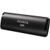 Externý SSD disk ADATA 256 GB SE760 USB 3.2 Gen2 typ C čierna