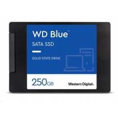 WD BLUE SSD 3D NAND WDS250G3B0A 250GB SA510 SATA/600, (R:555, W:440MB/s), 2.5"