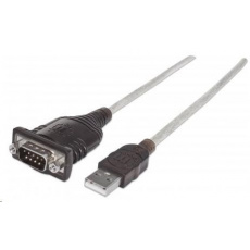 MANHATTAN prevodník USB na sériový port (čip Prolific PL-2303HXD, 45 cm)