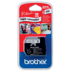 BROTHER MK-231BZ Čierna na bielej páske (12 mm) BROTHER MK-231BZ Čierna na bielej páske (12 mm)