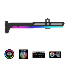 1stCool Podpěra GPU Kovový držák ARGB, černá 1stCool Podpěra GPU Kovový držák ARGB, černá