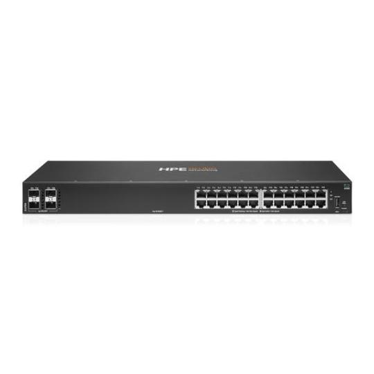 HPE Aruba Networking CX 6100 24G 4SFP+ Switch JL678A RENEW HPE Aruba Networking CX 6100 24G 4SFP+ Switch JL678A RENEW