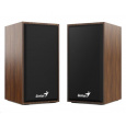 Reproduktory GENIUS SP-HF180, 2.0, 6W, drevený, hnedý