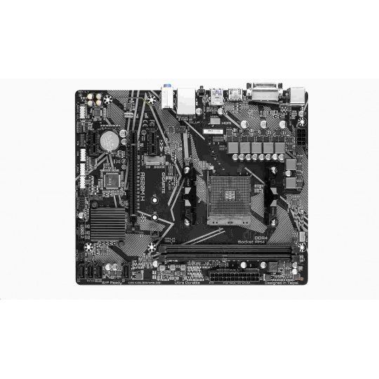 GIGABYTE MB Sc AM4 A520M H, AMD A520M, 2xDDR4, HDMI, DVI