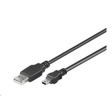 Kábel USB PREMIUMCORD 2.0 Kábel A-Mini B (5pin) 5m