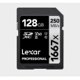 Lexar SDXC Pro 1667X UHS-II U3 R250/W120 (V60) 128G