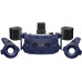 HTC Vive Pro Virtual Reality Headset (Kit), Blue (VR glasses, Motino Sensors, Controller, built-in audio)