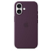 APPLE iPhone 16 Silicone Case with MagSafe - Plum