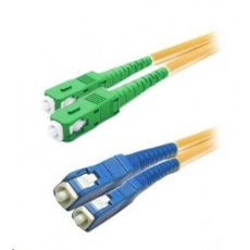 XtendLan duplexní patch kabel SM 9/125, OS2, SC(APC)-SC(PC), LS0H, 1m