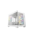 DEEPCOOL Case CG330 3F, mATX, Průhledná bočnice, 3x120mm ARGB Fan, bílá