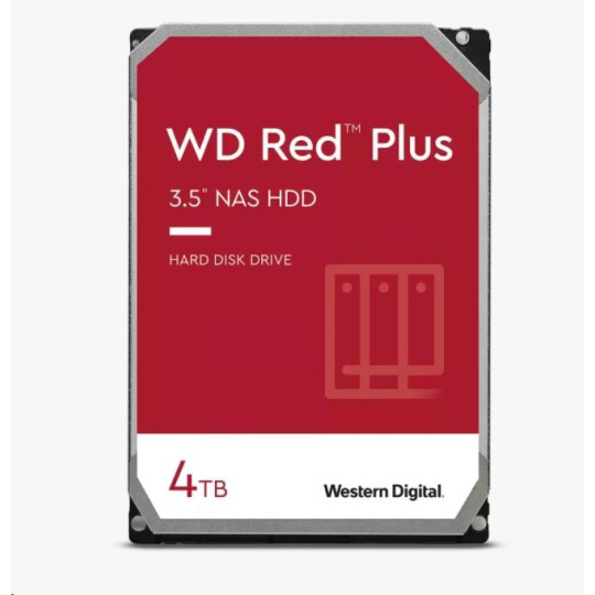 BAZAR - WD RED PLUS NAS WD40EFZX 4TB SATAIII/600 128MB cache 175 MB/s CMR