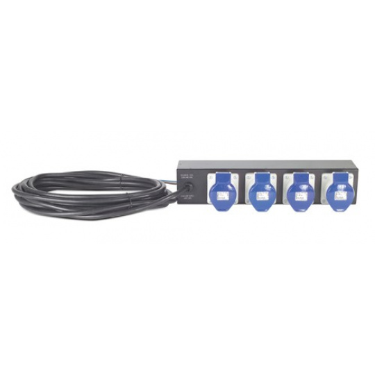 APC Rack PDU, Basic, Extender, 2U, 32A, 230V, (4) IEC-309-32, pevný 3-vodičový 8.53m