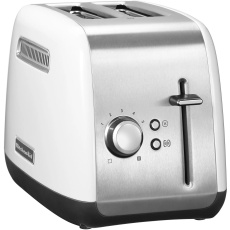 KitchenAid Classic topinkovač, 1100 W, 2 topinky, nastavitelná úroveň opekání, bílá KitchenAid Classic topinkovač, 1100 W, 2 topinky, nastavitelná úroveň opekání, bílá
