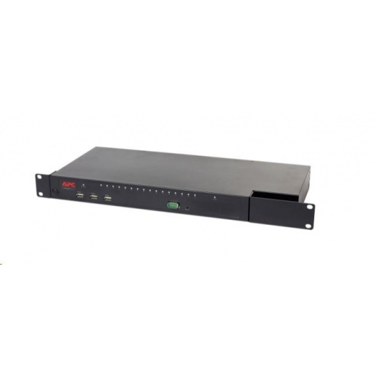 APC KVM 2G, digitálny/IP, 1 vzdialený/1 miestny používateľ, 16 portov s virtuálnym médiom - FIPS 140-2