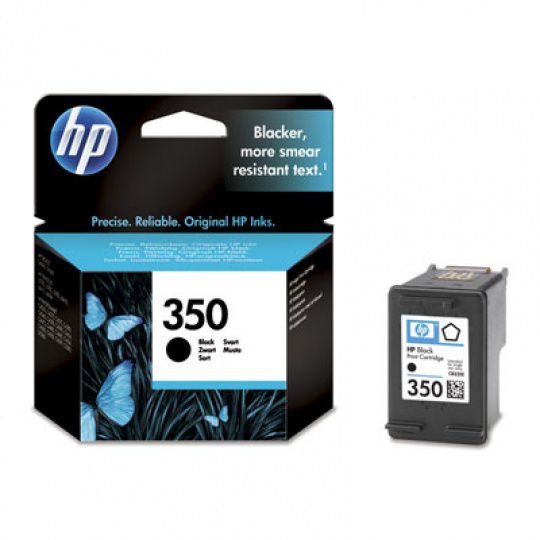 Čierny atramentový košík HP 350, 4,5 ml, CB335EE (200 strán)