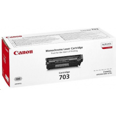 Canon LASER TONER čierny CRG-703 (CRG703) 2 000 strán* Canon LASER TONER čierny CRG-703 (CRG703) 2 000 strán*
