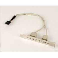 GEMBIRD Ďalšie porty pre MB, 2x USB2.0 (zátvorka) GEMBIRD Ďalšie porty pre MB, 2x USB2.0 (zátvorka)