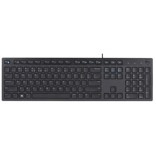 BAZAR - DELL Multimedia Keyboard-KB216 - US International (QWERTY) - Black (RTL BOX) - Poškozený obal (Komplet)
