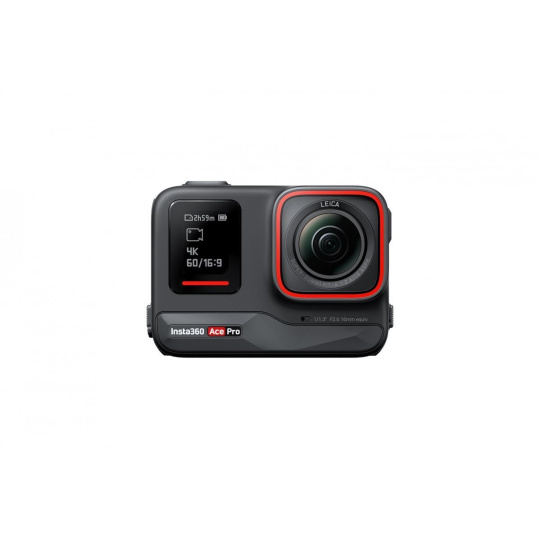 Insta360 Ace Pro akční kamera, Leica optika, 8K / 24fps, 4K / 120fps, 2,4” displej, AI Highlights asistent Insta360 Ace Pro akční kamera, Leica optika, 8K / 24fps, 4K / 120fps, 2,4” displej, AI Highlights asistent