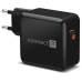 PRIPOJTE RÝCHLE NABÍJANIE 3.0 nabíjací adaptér 1x USB (3A), QC 3.0, čierna