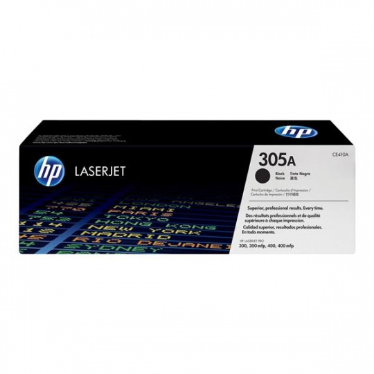 HP 305A Black LJ Toner Cart, CE410A (2,090 pages)