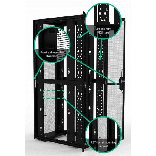 HPE 48U 600mmx1200mm G2 Enterprise Shock Rack