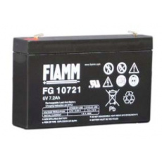 Batéria - Fiamm FG10721 (6V/7,2Ah-Faston 187), životnosť 5 rokov Batéria - Fiamm FG10721 (6V/7,2Ah-Faston 187), životnosť 5 rokov