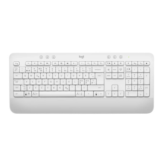 Logitech Klávesnice Signature K650, CZ-SK, bílá/šedá