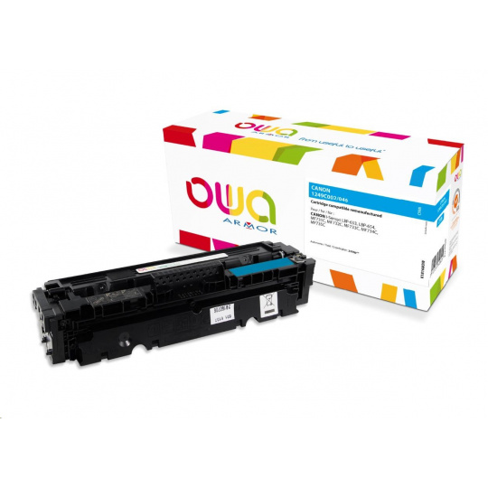 OWA Armor toner pre CANON LBP 653Cdw, 654Cx, MFP735Cx, 2300 str., modrá/kyanová (CRG046C)