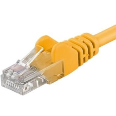 PremiumCord Patch kabel UTP RJ45-RJ45 CAT6 1,5m žlutá PremiumCord Patch kabel UTP RJ45-RJ45 CAT6 1,5m žlutá