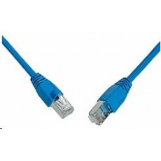 Solarix Patch kábel CAT6 SFTP PVC 7m modrý odolný proti zaseknutiu C6-315BU-7MB Solarix Patch kábel CAT6 SFTP PVC 7m modrý odolný proti zaseknutiu C6-315BU-7MB