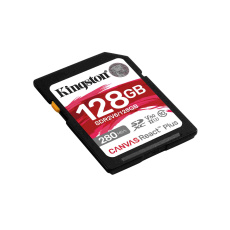 Kingston SDXC karta 128GB Canvas React Plus, UHS-II, U3, V60, R:280/W:100MB/s