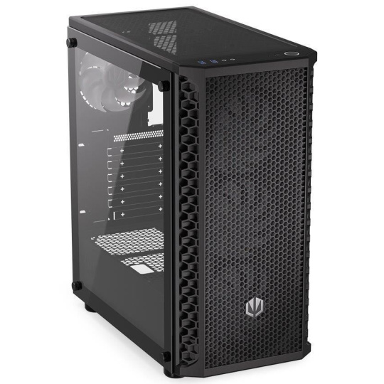 BAZAR - Endorfy skříň Signum 300 ARGB / 2xUSB 3.0 / 4x120mm fan PWM ARGB / mesh panel, Poškození na zadní straně