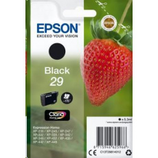 Čierny atrament EPSON v jednom balení "Strawberry" Black 29 Claria Home Ink Čierny atrament EPSON v jednom balení "Strawberry" Black 29 Claria Home Ink