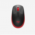 Bezdrôtová myš Logitech M190 Full-Size, červená