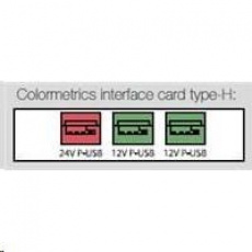 Karta rozhrania Colormetrics, typ H