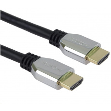 Kábel HDMI PREMIUMCORD 2.1 vysokorýchlostný + ethernetový kábel (krytky zo zinkovej zliatiny, pozlátené konektory) 1.5m Kábel HDMI PREMIUMCORD 2.1 vysokorýchlostný + ethernetový kábel (krytky zo zinkovej zliatiny, pozlátené konektory) 1.5m
