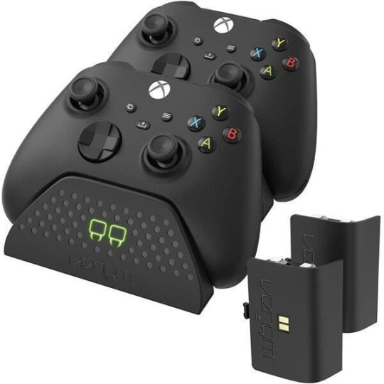 VENOM VS2881 Xbox Series S/X & One Black Twin Docking Station + 2 batteries