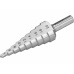 Extol Premium (8801162) vrták stupňovitý, ?4-20mm, stupňování po 2mm, 9 otvorů, stopka ?8mm, délka 75mm, HSS