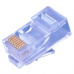 Konektor UTP RJ45 (8p8c), Cat5E, 50µm, drát - 100 ks