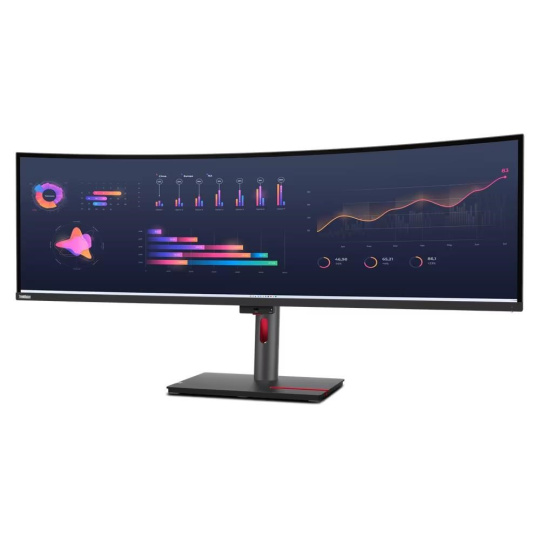 LENOVO LCD P49w-30 - 49”,IPS,matný,16:9,5120x1440,60Hz,4ms/6ms,350cd/m2,2000:1,HDMI,DP,USB-C,ThB,RJ45,USBHub,Pivot,VESA LENOVO LCD P49w-30 - 49”,IPS,matný,16:9,5120x1440,60Hz,4ms/6ms,350cd/m2,2000:1,HDMI,DP,USB-C,ThB,RJ45,USBHub,Pivot,VESA