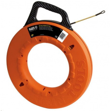 KLEIN TOOLS - protahovací pero zakončené ocelovou spirálou, sklolaminátové jádro, délka 30m, průměr 4.8mm KLEIN TOOLS - protahovací pero zakončené ocelovou spirálou, sklolaminátové jádro, délka 30m, průměr 4.8mm