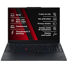 LENOVO NTB ThinkPad E16 G3 - Ultra7 258V,16" WUXGA 120Hz,32GB,1TBSSD,IRcam,W11P LENOVO NTB ThinkPad E16 G3 - Ultra7 258V,16" WUXGA 120Hz,32GB,1TBSSD,IRcam,W11P