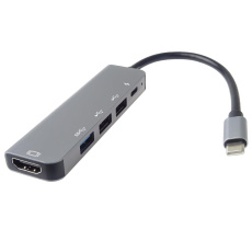 PremiumCord Adaptér USB-C na HDMI + USB3.0 + 2x USB2.0 + PD(power delivery) PremiumCord Adaptér USB-C na HDMI + USB3.0 + 2x USB2.0 + PD(power delivery)