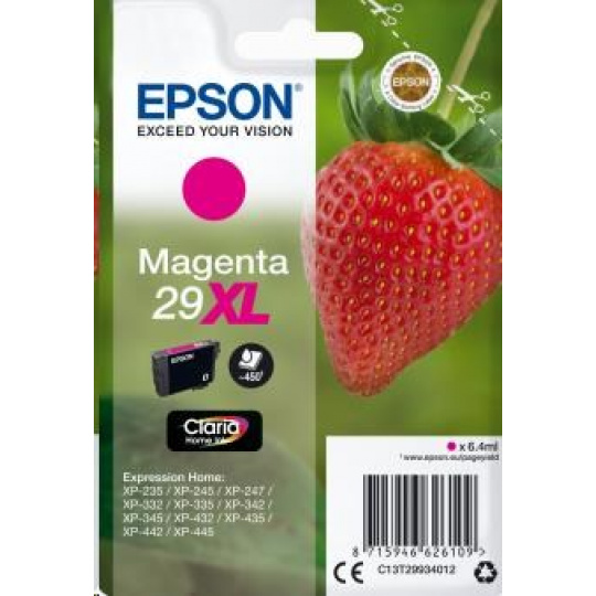 Atramentová tyčinka EPSON Singlepack "Strawberry" Magenta 29XL Claria Home Ink