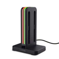 TRUST Nabíjecí stanice GXT 1256, Pro ovladače Nintendo Switch Joy-Con 2 , černá