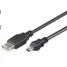 Kábel USB PREMIUMCORD 2.0, A-B mini, 5-pin, 2m